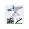 Adjustable Ironing Board with Iron Rest- Thick Felt Padding &amp; Heat Resistant Cover for Easy Pressing