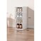 Stackable Shoe Storage Box Set, Clear Plastic, Front Opening Door, Modular Design, White