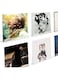 Transparent Floating Shelves, Vinyl Record Shelf Clear Acrylic Record Display Holder Wall Mounted Rack Nail Polish Display Shelves for Living Room Bedroom Kitchen Office Accessory (6 Pack, 17.8CM)