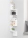 5 Layer Wall Mount Corner Shelf Wood Discplay Storage Shelves For Home Office Decor