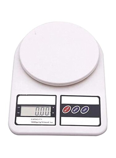 Dubai Gallery Digital Kitchen Weighing Scale White