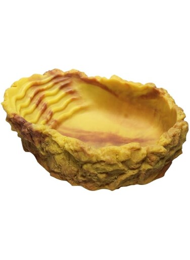 Hobby Drinking Bowl M - Ochre 17X12X4 cm