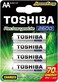 Toshiba Rechargeable AA 2600mAh - 4Pcs
