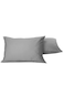 Zen 2 Pieces Standard Pillow Cases 50x75cm Ultra Soft Pure Egyptian Cotton 300 Thread Count Luxurious 100% Long Staple Cotton Percale Weave 2 PC Housewife Pillowcase Cover for Bedding