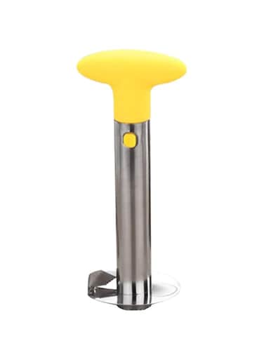 Dubai Gallery Stainless Steel Pineapple Cutter Yellow/Silver 24.0X10.0X10.0Cm