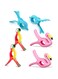Beach Towel Clip, Outdoor Parrot Flamingo Style Fashion Towel Clip Cute Animal Beach Windproof Clip Large Clothes Quilt Blanket Fixer Suitable for Family, Outdoor, Beach, Party, Etc. (6 Pieces)