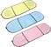 3 Pieces Microfiber Dog Bath Towel, Super Absorbent Pet Bath Towel Quick Drying with Hand Pockets, Fit for Medium, Small Dog and Puppy(Pink,Blue,Yellow)