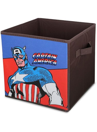 Marvel Captain America   Moldproof and Moistureproof Collapsible Storage Box without Lids holds 5kg Weight Official Product