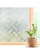 Aputue Privacy Window Film, Non-Adhesive Static Cling Frosted Glass Window Film, UV Blocking Heat Control Window Privacy Film, Window Frosting Film for Home Office Bathroom, 45x200cm