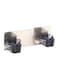 Wall Mounted Mop Rack Silver/Black 18x7x5cm