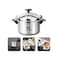 Tradeo 7L Aluminum Pressure Cooker 1.9mm Thick Safe Durable Fast Cooking Pot