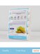 Environmentally Friendly Biodegradable Garbage Bags 45x50cm (5 Rolls, 100 Pcs), Thickened Garbage Bags, Suitable For Home, Kitchen, Restaurant and Office Garbage Bags White