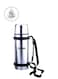3-Piece Stainless Steel Flask Set Silver