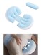 Pillows for Sleeping, Maternity Pillow Support for Back, Legs, Belly of Pregnant Women, Detachable Cover and Adjustable, Belly fitting U shape, Blue