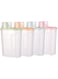 Red Dot Gift Pack of 4 Rice Storage Container,Cereal Containers Set (2.5L*4 Units a Set) with Measuring Cup Plastic Storage Containers (RDFC-4)