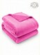 Linen Klub Double Micro Fleece Flannel Blanket 260 GSM Super Plush and Comfy Throw Blanket Size 200 x 220cm Fuschia Pink