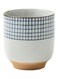 Barista Zone Stoneware Coffee Mug White/Blue/Beige 200ml