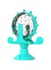 COOLBABY Cat Dog Interactive Treat Leaking Toy Pet Rotatable Wheel for Cats Dogs Supplies Windmill Food Dispenser