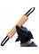Khazna Dog Tug Toy, Dog Bite Jute Pillow Pull Toy with 2 Strong Handles, Perfect for Tug of War, Puppy Training Interactive Play, Durable Bite Training Toys for Medium to Large Dogs (Black)