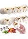 NALACAL Salt and Pepper Shakers Set with Adjustable Pour Holes（6 pcs）