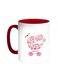 New Baby Printed Coffee Mug Red/White 11ounce