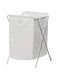 Laundry bag with stand, white