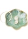 Incisae Jewelry Dish,Ceramic Trinket tray,small ring holder,Key Bowl,Home Decoration,Gifts for Friends Sisters Daughter Mother (Dark green)