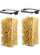 AUTOYSUR Airtight Food Storage Container Set,Kitchen and Pantry Organization Canisters for Bulk Food Storage with Easy Lock Lids for Cereal Rice, Flour and Cereal - BPA-Free (2x1800ml)
