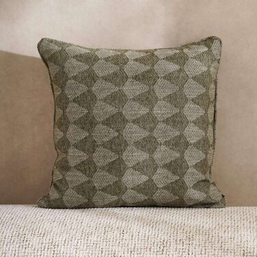 Home Carmela Textured Cushion 50x50cm - Green