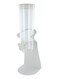 Cereal Dispenser with Metal Base Large Grains Dispenser Dry Food Dispenser Candy Dispenser for Store, home &amp; others Coffee Beans Nut Snacks Kitchen Cereal Container Storage White