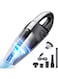 TECHVIDA Handheld vacuum cleaner, portable mini hand vacuum cleaner with powerful cyclone suction, suitable for wet and dry cars, pet hair, and household (USB port) R-6053
