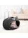 All For Paws Lifestyle Nest Cat Bed, Black, 3.8 Kg