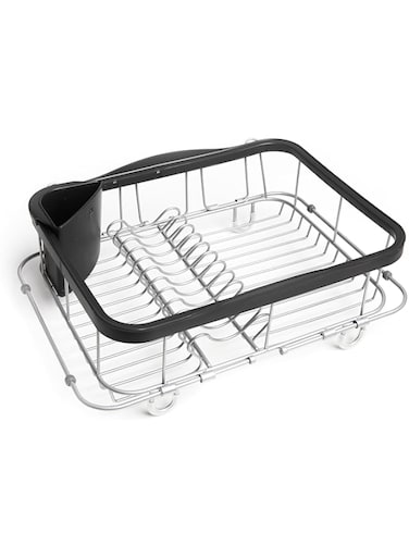 Umbra 1004292-047 Sinkin Multi-Use Dish Rack Black/Nickel, Metal 48.26 X 29.21 13.97 cm