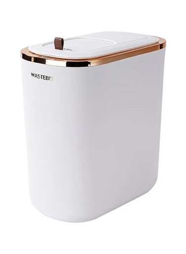 12 Litre Smart Sensor Rechargeable Waterproof Trash With Lid