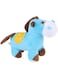 Plush Pet Squakz Flying Cows (Pink/Yellow/Blue) Dog Toy - Multicolor - 1pc