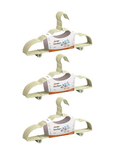 30PCS Women's Style Hangers &acirc;&euro;&ldquo; Durable, Non-Slip, Space-Saving, Stylish Clothes Hangers for Dresses, Shirts &amp; More   Premium Quality with Smooth Finish &acirc;&euro;&ldquo; Ideal for Closet Organization