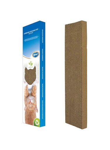 Duvo+ Cat Scratcher Corrugate With Catnip 50 x 13 x 6cm Dimension - 50 x 13 x 6cm