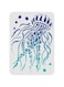 FINGERINSPIRE Jellyfish Stencil 11.7x8.3 inch Jellyfish Drawing Stencil Reusable Seashore Reef Fish Stencils Marine Life Stencil Ocean Theme Stencil for Painting on Wood Paper Fabric Floor Wall