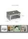 Versatile Foldable Transparent Storage Box for Books and Household Items 44.2 X 26 cm