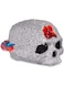 Ameliade Aquarium Decorations Cave Fish Tank Accessories Rock Decor for Shrimp Cichlid Hiding Breeding Small Fish Bowl Hide Decoration Betta Toys Hideout Stones House（Skull）
