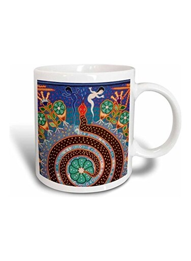 Printed Ceramic Mug Multicolour