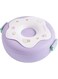 ChicAbode 1PC Lunch Box for Kid, School Child Snack Box, Donut Cartoon Bento Box, Lunch Box with Fork Spoon 3 Compartment Microwavable