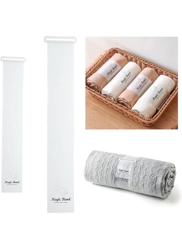 Goodern 4PCS Roll Clothes Storage Folder,Roll Pants Folder Organizer,Closet Storage Organizer, Roll Clothes Storage Board Pants Storage Quilt storage Quick and Easy Clothes Folder for Travel