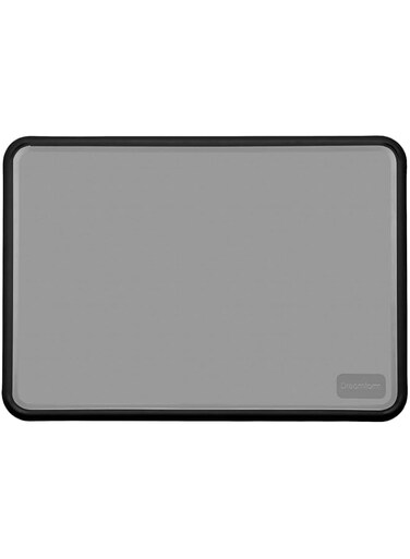 Dreamfarm Big Fledge Double-Sided Cutting Board, Durable and Non-Slip, Features Juice-Catching Flip-Up Silicone Edges, Reversible Design for Easy, Mess-Free Chopping, Black