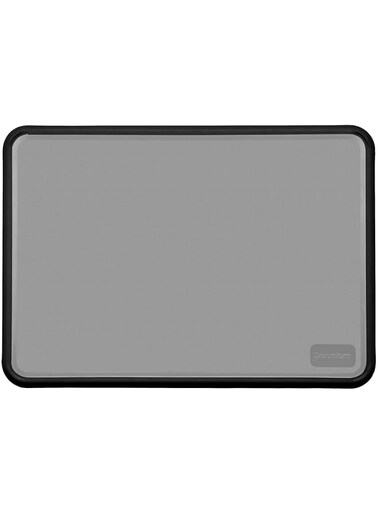 Dreamfarm Big Fledge Double-Sided Cutting Board, Durable and Non-Slip, Features Juice-Catching Flip-Up Silicone Edges, Reversible Design for Easy, Mess-Free Chopping, Black