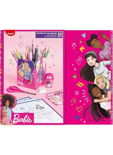 Maped - Gift Box Barbie - Painting Accessories with Quiver to Design - 35 Pieces