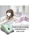 Leg Elevation Pillow Lumbar Pillow Sleeping Pillow ,Support Pillowcase Suitable for Home Use, Ideal for Sitting and Lying, Foam Pillow Modern