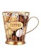 Coffee Capsule Pods Holder Gold 14.5x12x9.5cm