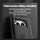 OnePlus 12 Case Cover Camsheild Pro Case With Slide Camera Lens Protection PC Back &amp; TPU Frame Bumper Protection Anti Fingerprint Soft Delicate Touch Compatible for OnePlus 12 5G (Black)