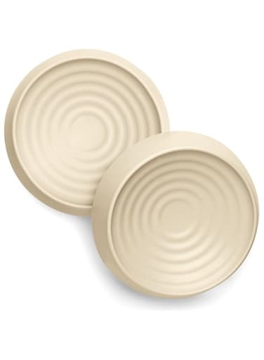 Set of 2 Cat Food Bowls - Whisker Stress-Free, Wide Non-Slip Design - Ideal for All Life Stages, Wet and Dry Food Compatible
